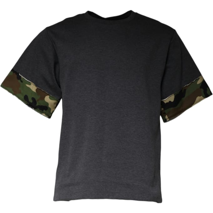 Camouflage Cuff Korte Mouw T-shirt