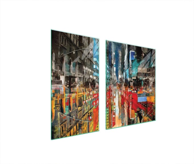 TMK ArtDeko Serie - Snijplank - 90x52 cm - Stadsontwerp