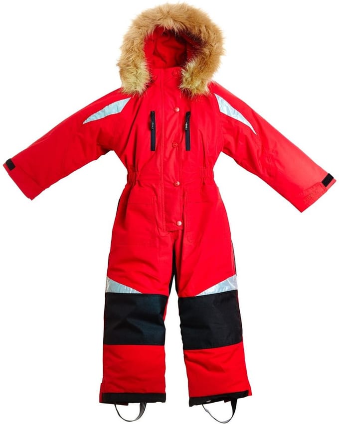 BMS kinder-sneeuwpak van Taslan/Sorona, rood