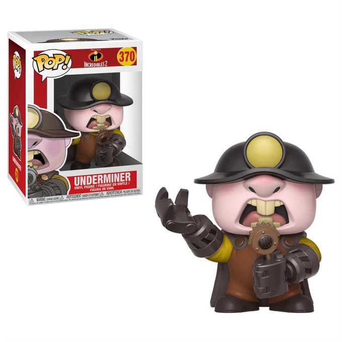 Funko Pop! The Incredibles 2 Underminer #370 - Verzamelfiguur