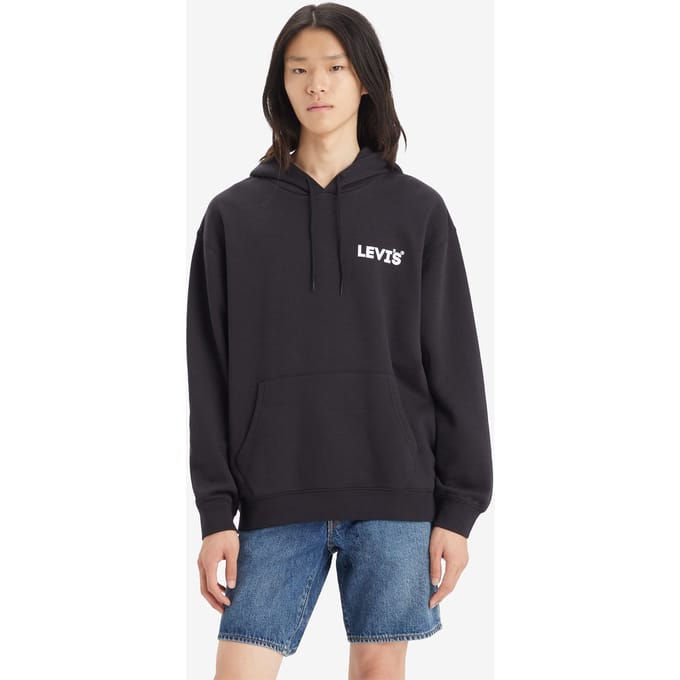 Levi's Relaxed Fit Graphic Hoodie Größe: L | Kaputzenpullis Outlet | Herren