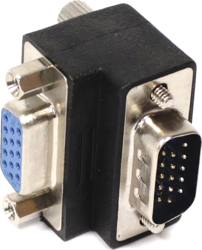 BeMatik - VGA-adapter links HD15 mannelijk vrouwelijk