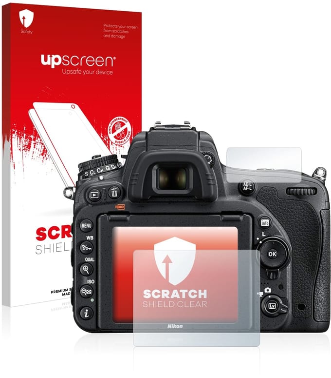 upscreen - Screenprotector voor Nikon D750 - Folie Beschermfolie transparant