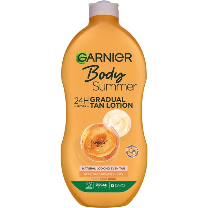 Garnier Summer Body Gradual Deep Tan Moisturiser Duo