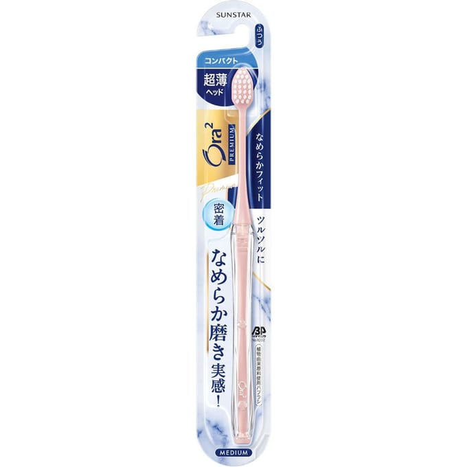 Sunstar - Ora2 Premium Toothbrush Smooth Fit Compact Medium - 1 pc Random Color