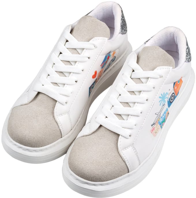 DOGO Verona Dames Sneakers - Travel Collage 40