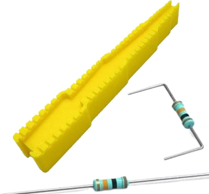 Component Buigapparaat - Loodvormer Gereedschap - Elektronica Assemblage - Precisie Vorming Structuur - 13 x 2 cm - Geel