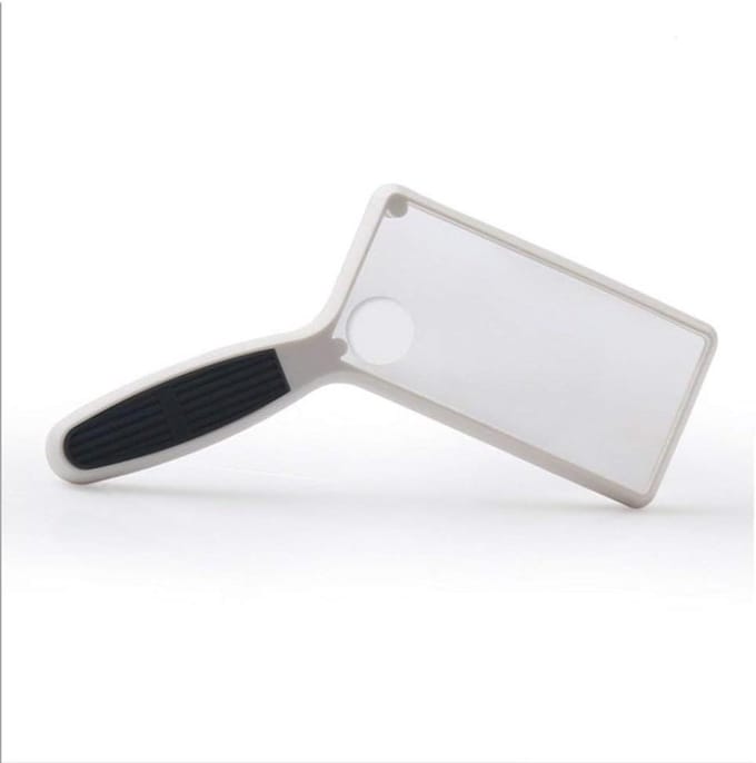 Vergrootglas Handheld - Leesloep Vierkant - Gedetailleerd Lezen - HD Glas Lens - 2.5X 4X Vergroting - Niet gespecificeerd