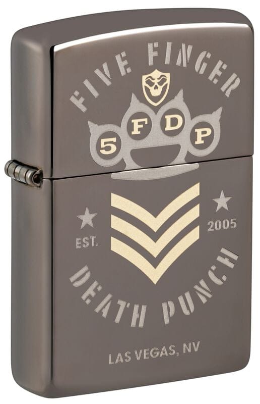 Five Finger Death Punch Zippo - Black Ice Unisex Aansteker - Neutraal - Standard