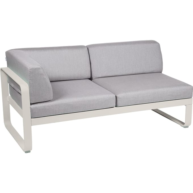 Fermob BELLEVIE hoekmodule links - A5 leemgrijs - 79 Flanelgrijs