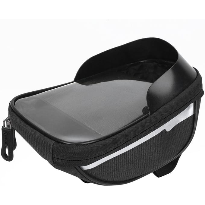 Fietstas Outdoor Mobiele Telefoon Voorbalk Grote Capaciteit Buiszak Fietsen Polyester gray
