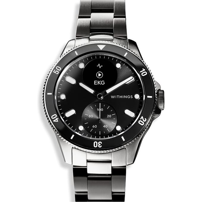 Withings ScanWatch Nova - 42mm Hybride Smartwatch - ECG, AFib Detectie, SpO₂ Meter, Hartslagmeter, Slaaptracker, 24/7 Temperatuurmeting, 35 Dagen Batteri, Saffierglas, 10 ATM Waterdicht