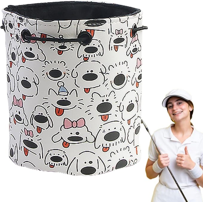 Golftas - Accessoire tas - Golf training - Waterdicht ontwerp - 12-18 ballen - Zwart