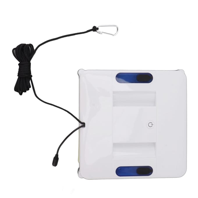 Robot Laveur de Vitres Automatique Robot Laveur de Vitres avec Double Pulvérisation d'Eau pour Murs Plats Tables white