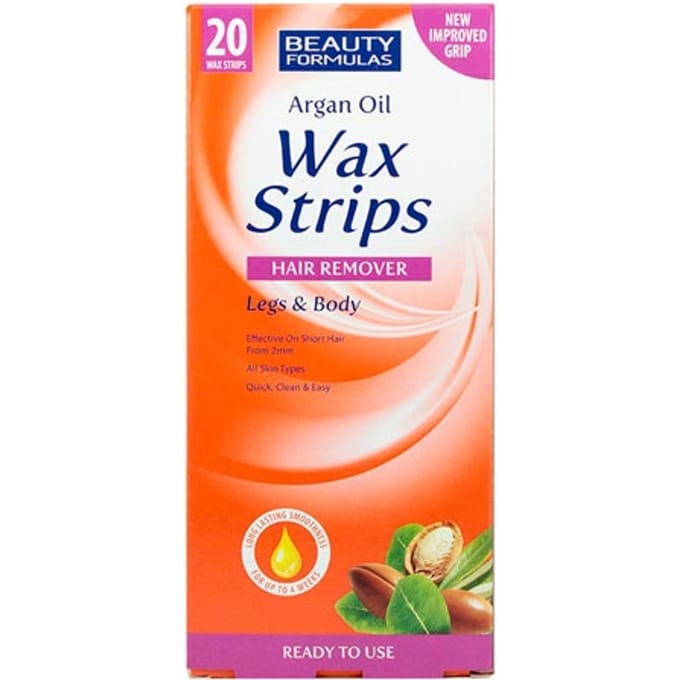 Beauty Formulas Arganolie Wasstrips - 20 stuks