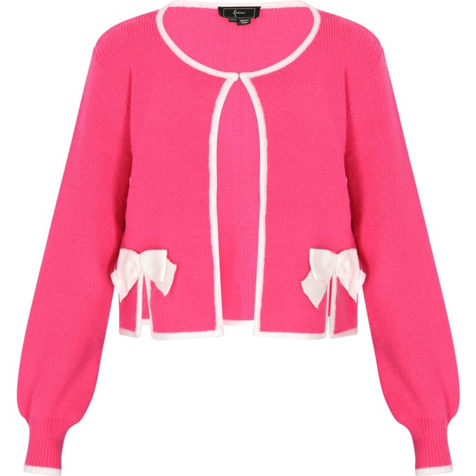 Faina Vest Dames roze wit