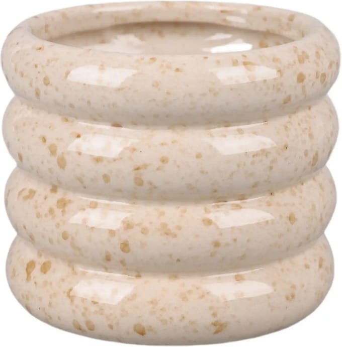 House of Nature Pot Crossfield beige 13cm