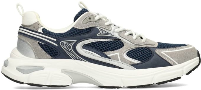 Poelman DEX Heren Sneakers - Blauw met combinatie