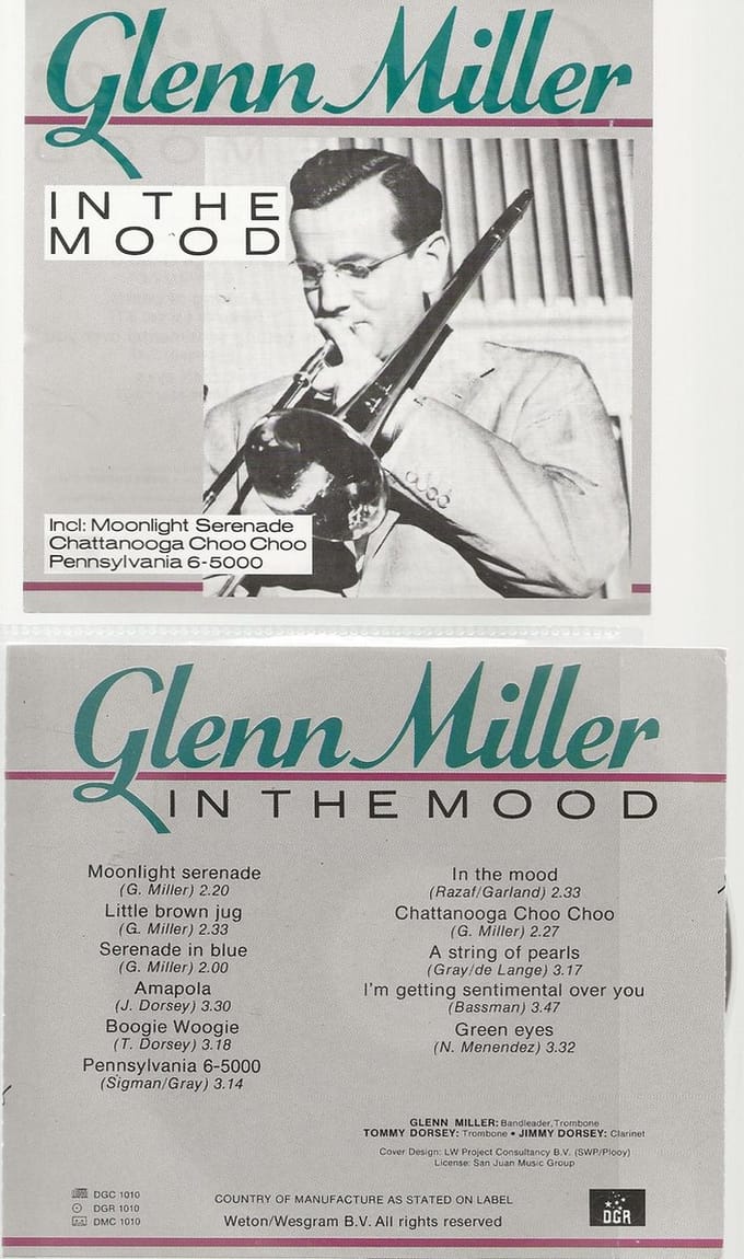 GLENN MILLER - IN THE MOOD - CD