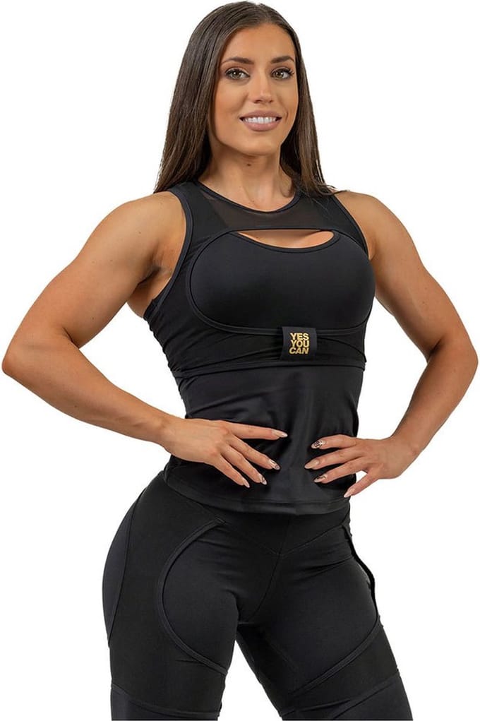 Nebbia Intense Ultra Compression Mouwloos Basislaag Zwart S Vrouw