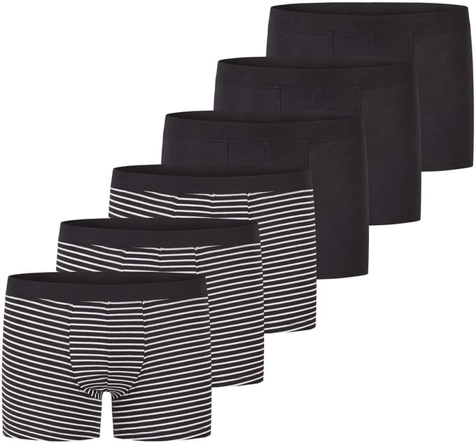 Schiesser Jongens shorts / pants 6 pack Teens Boys 95/5 Cotton
