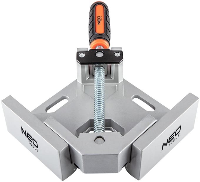 NEO 45-490 - Hoekschroefklem - Antislip Handvat - Montagemogelijkheden - Max 70mm