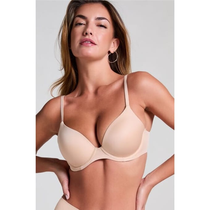 Hunkemöller Voorgevormde BH Super soft - beige - Maat E85