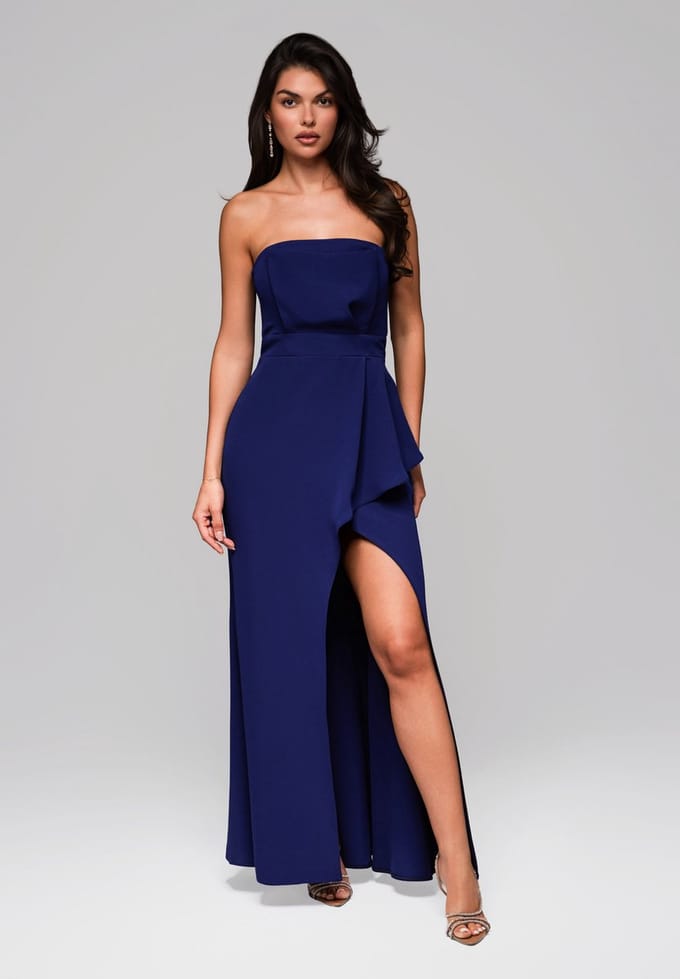 LARICA Jurk - Rits - Jurk Marine M
