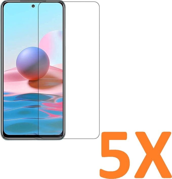Screenprotector Glas - Tempered Glass Screen Protector Geschikt voor: Motorola Moto G42  - 5x