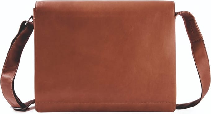 HAROLD'S Leren business tas schoudertas Campo Messengerbag Cognac Lichtbruin