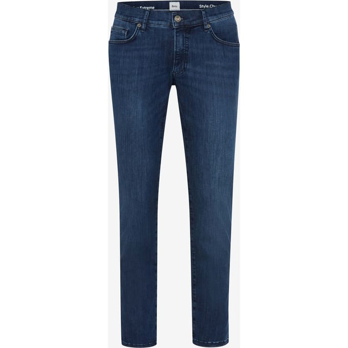 Brax Heren Jeans  Style CHUCK REGULAR BLUE USED, denim blauw regular, maat 32/30