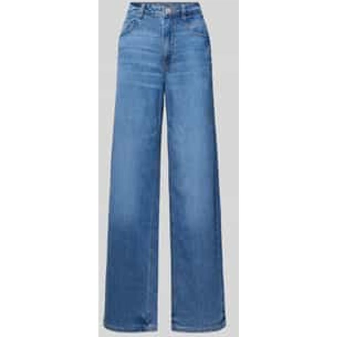 Tom Tailor - TTMADINA WIDE-jeans - Maat 29/32 - mid stone wash denim