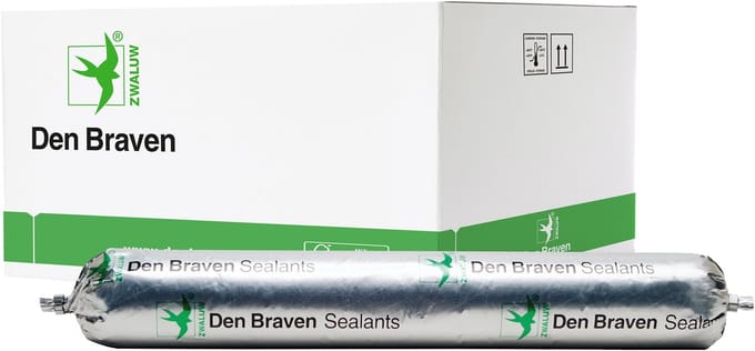 Zwaluw Den Braven 12001673 Hybriseal Facade Afdichtingskit - Zwart - 600ml