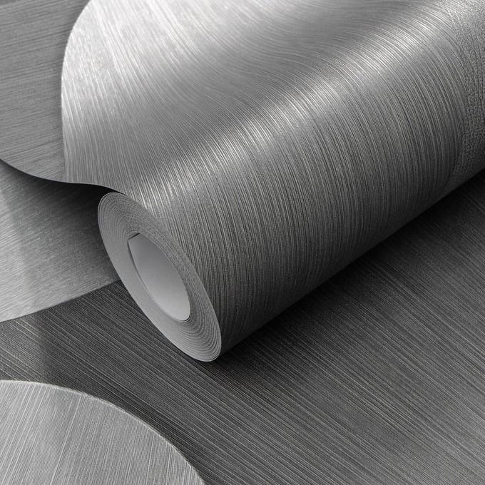 Erismann Vinylbehang 10423-29 - Elysium - Modern Zilver - 53cm x 10.05m