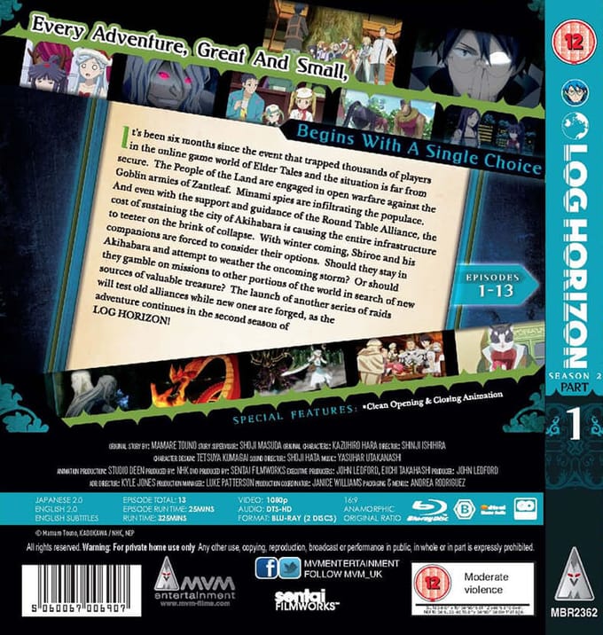Log Horizon - Season 2: Part 1