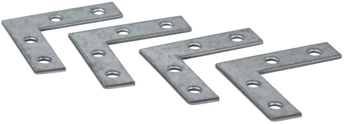 Raamhoeken - 40 mm - Verzinkt (4 stuks)