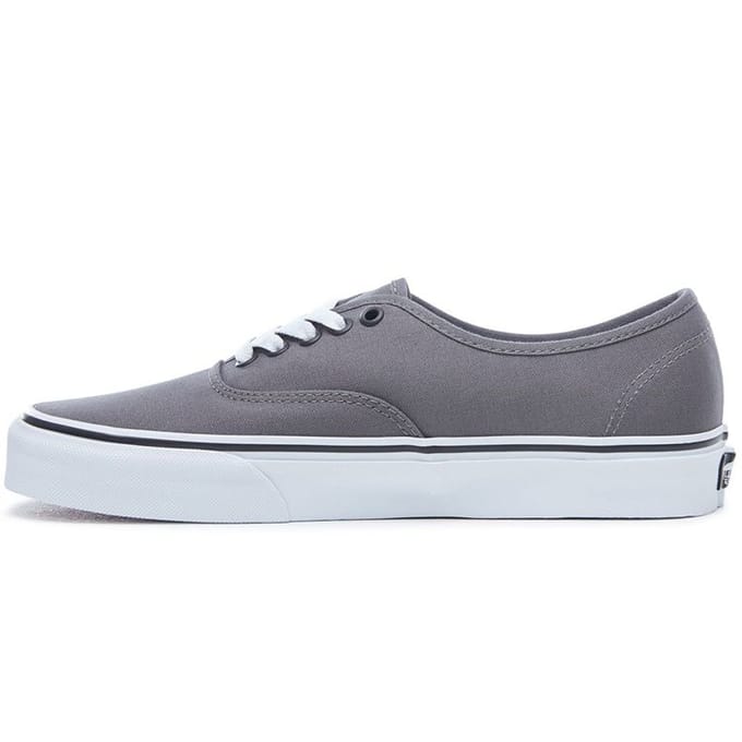 Vans Authentic Pewter Baskets Unisexe Gris Noir VN000JRAPBQ 45 white