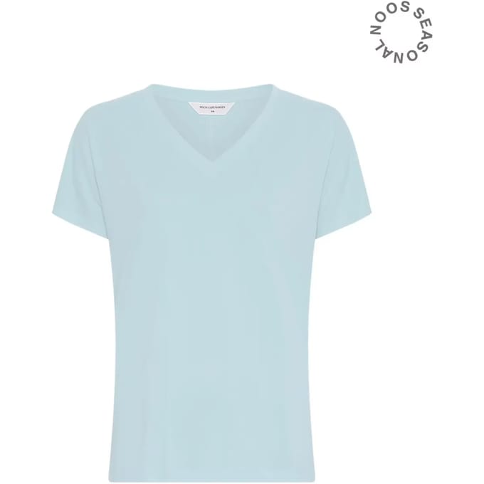 Dames-T-shirt met V-hals Moss Copenhagen Fenya Modal