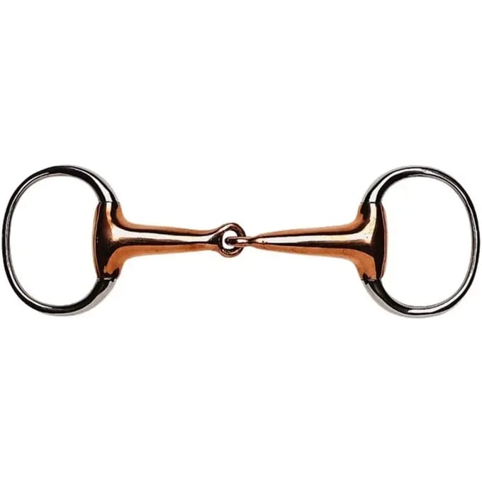 Olijfbit voor paarden met grote koperen vaten Feeling