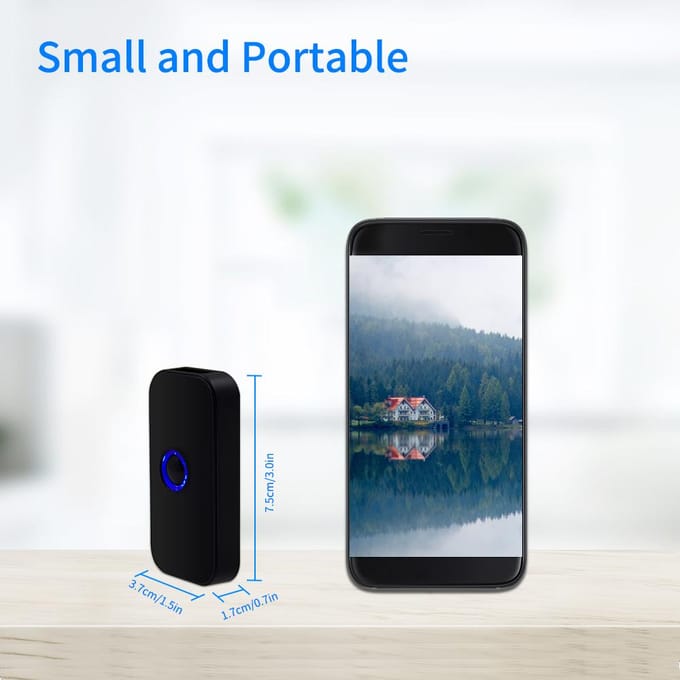 Aibecy Handheld 3in1 barcodescanner 1D2DQR barcodelezer Ondersteuning BT & 2.4G draadloos en USB Support 1D Code zwart