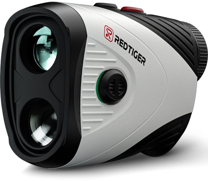 Novendo Goods - Rangefinder - Golfafstandsmeter - 1000 M - Oplaadbaar - Met helling berekening - Transflecterend LCD scherm - Wit