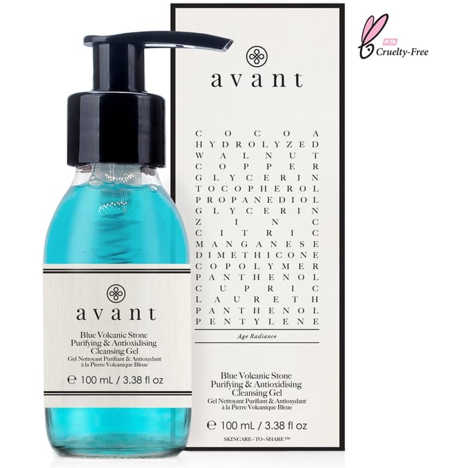Avant Age Radiance Blue Volcanic Stone Purifying & Antioxidising Cleansing Gel
