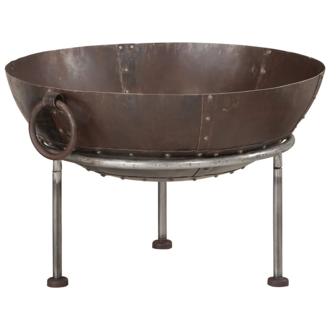 vidaXL - Vuurplaats - 55x55x38 - cm - ijzer