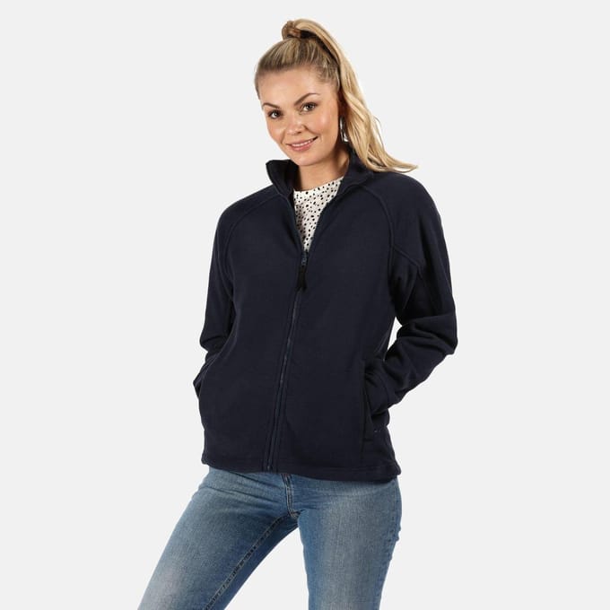 Fleece Dames Wandelen Zip-up Hoge Kraag