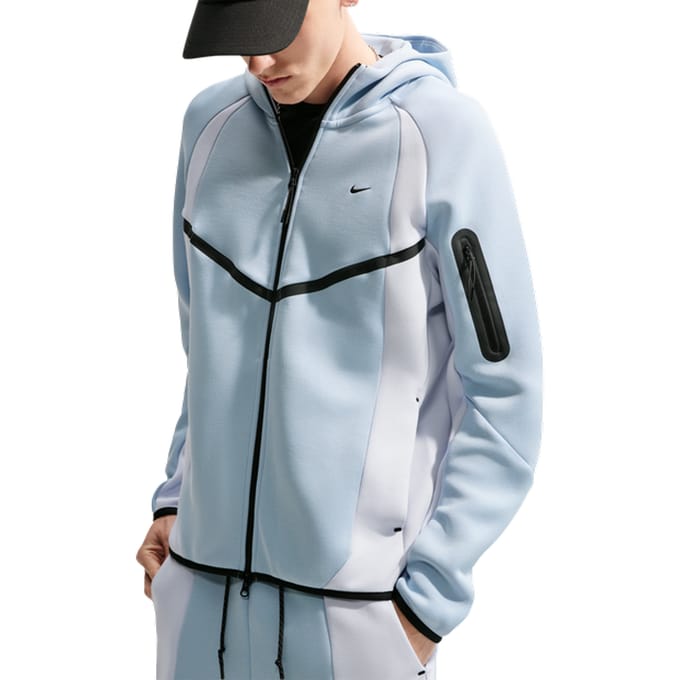 Nike Tech Fleece Hoodies Heren - Blauw - Maat L - Poly Fleece