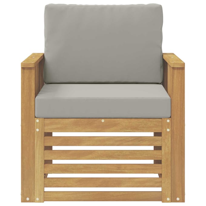 vidaXL - Buiten - bank - set - Polyester - Wit