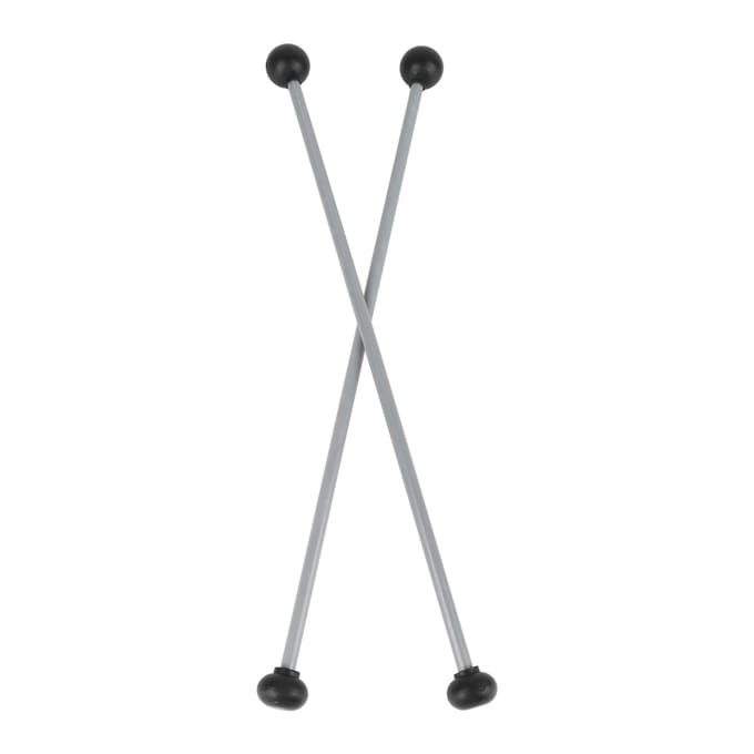 2 stuks Timpani Stok Silicoon Plastic Multifunctioneel Marimba Tongdrum Stok Timpani Stok gray