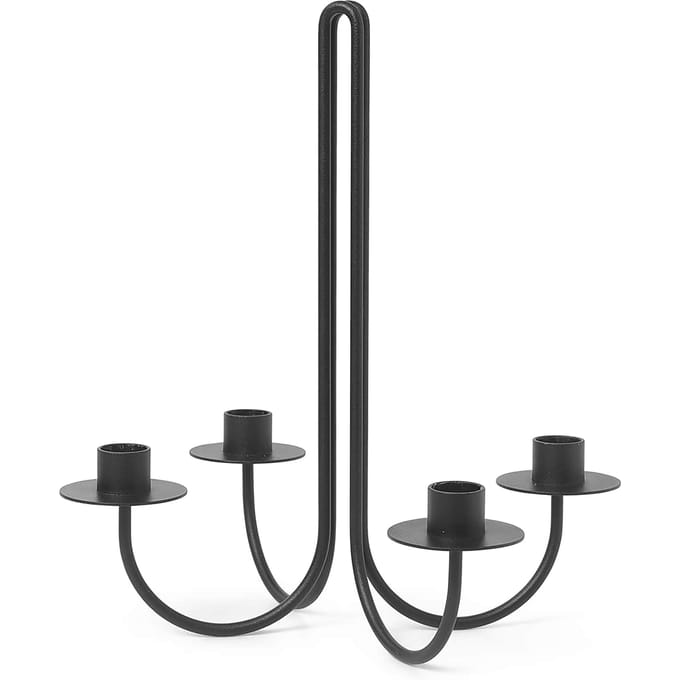 Ferm Living Sway kandelaar - zwart
