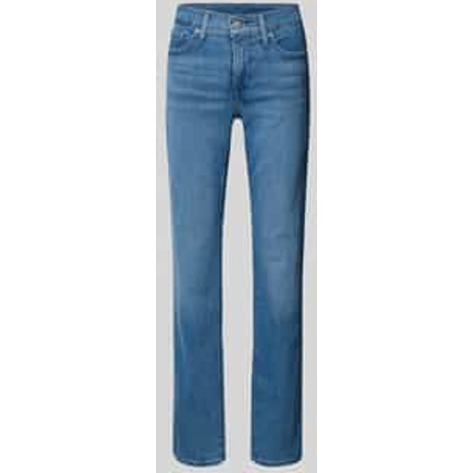 Straight fit jeans met labelpatch, model ''314™ SHAPING STRAIGHT''