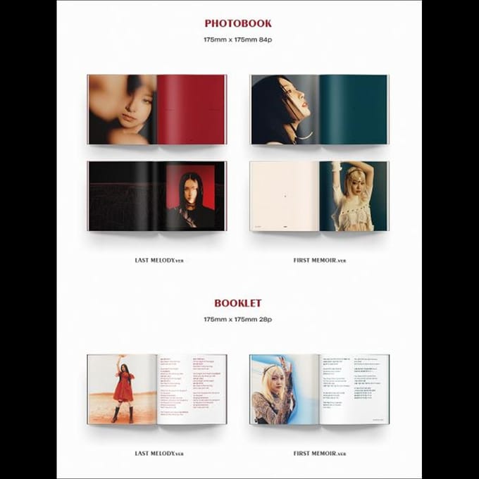 EVERGLOW [LAST MELODY] 3ème album single Random ver(1ea) brown